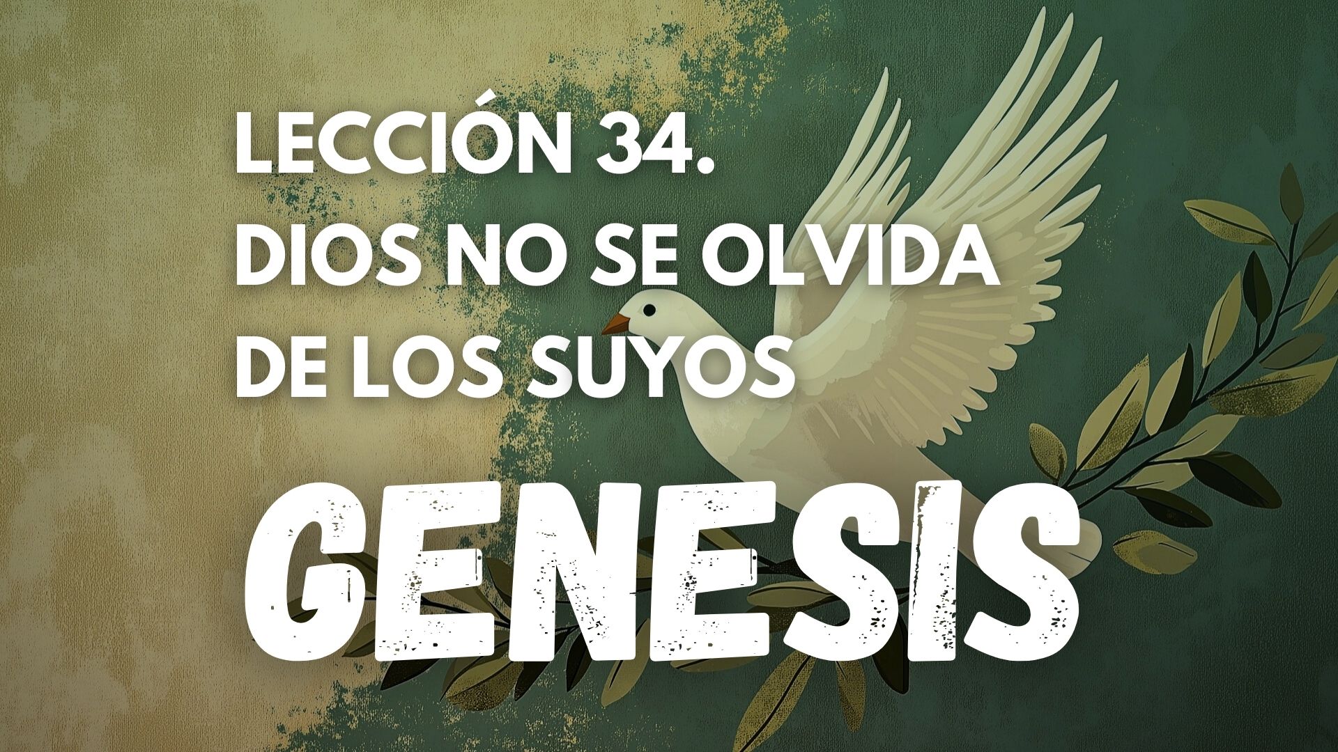 Genesis 34 - Dios no se Olvida  de los Suyos