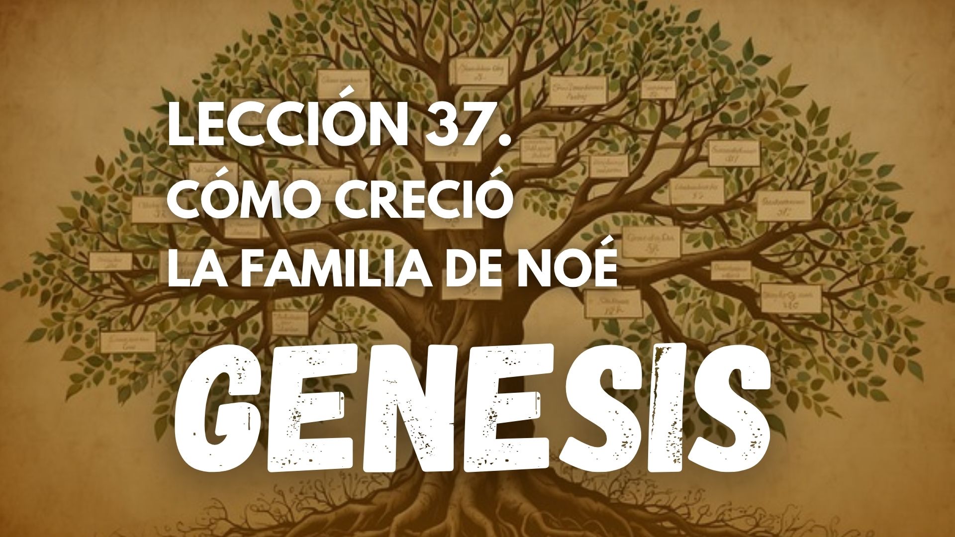 Genesis 37 - Cómo Creció la Familia de Noé