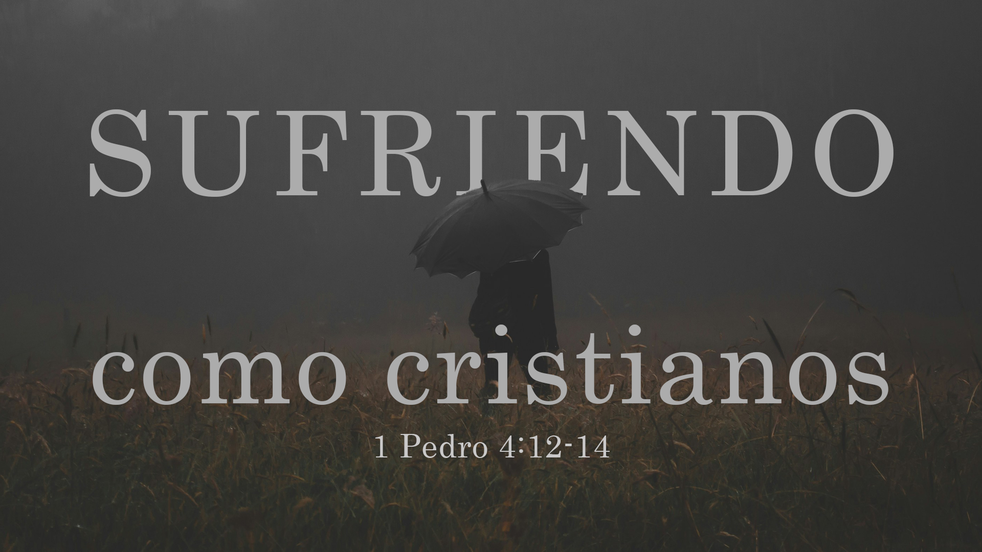 Sufriendo como Cristianos